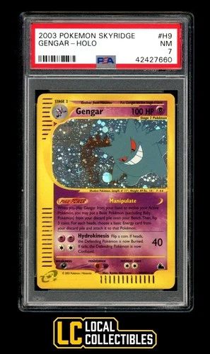 Gengar H9/H32 Holo 2003 Skyridge PSA 7 NM