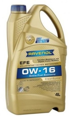 For RAVENOL OLEJE 1111103-004-01-999 ENGINE OIL 0w-16 4L EFE UPSVO RAVENOL