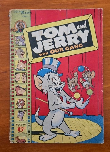 TOM AMD JERRY WITH OUR GANG , Volume 1 , no 1 , 1949 , Australian , Rosnock