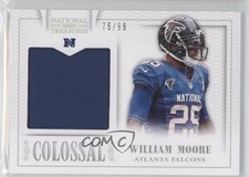 2013 National Treasures Colossal Pro Bowl Materials 75/99 William Moore #16 9lc