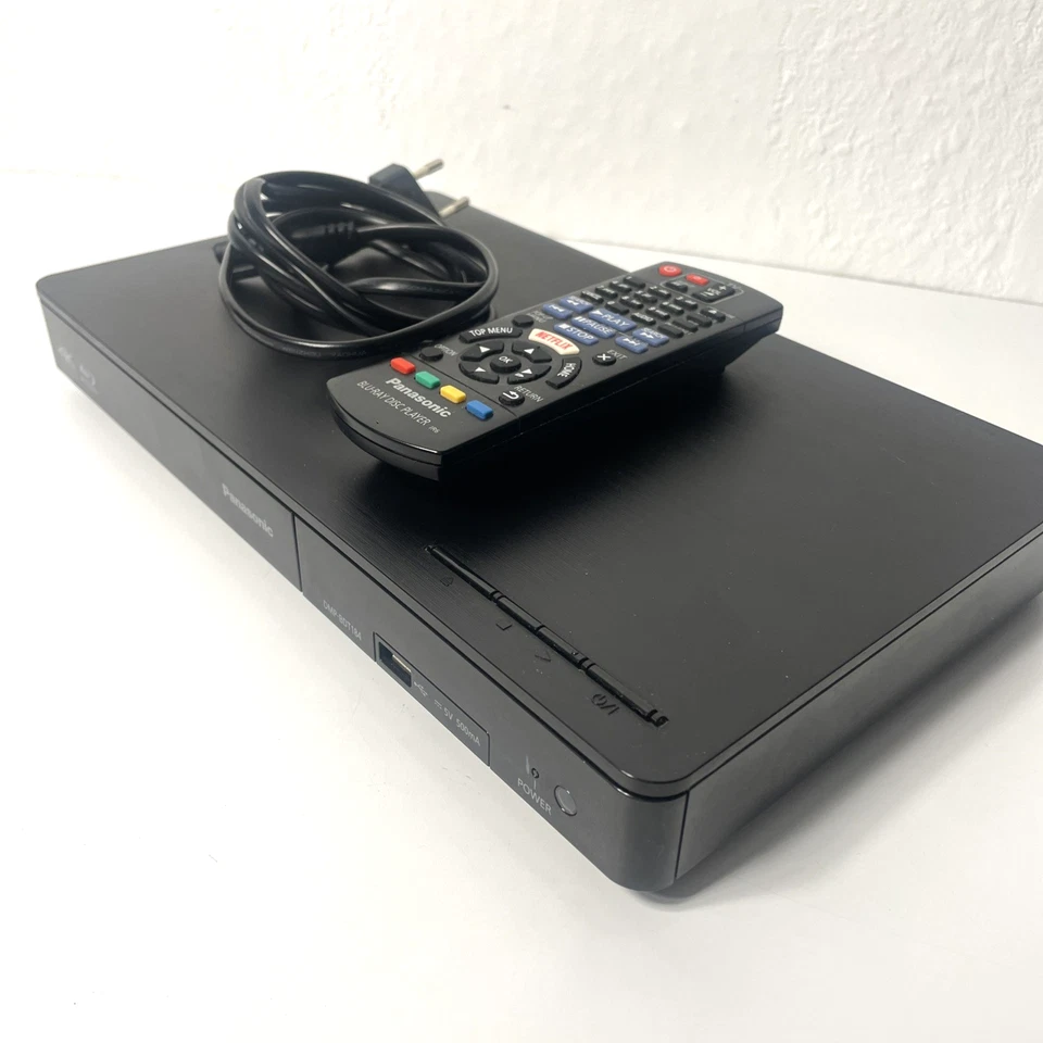 Panasonic DMP-BDT184 Blu-ray Player 4K Fernbedienung Bluray DVD HDMI - Bild 2 von 4