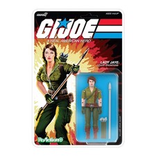 G.I. Joe Lady Jaye Super7 Reaction Action Figure