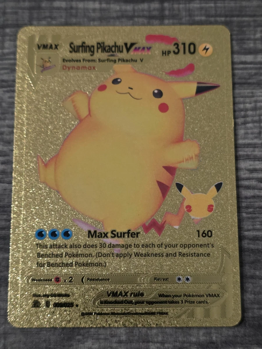 25+ Surfing Pikachu VMAX 009/025 Celebrations for sale | Updated