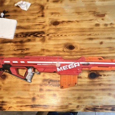 NERF Mega Centurion Dart Blaster Toy Gun Mega Series Crack in