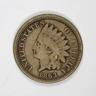1863 Indian Head Cent  VF+++ / Very Fine, NO RESERVE