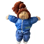 1983 Cabbage Patch Kids Brat Face CPK Girl Doll Head Mold 2 Hong Kong (READ)