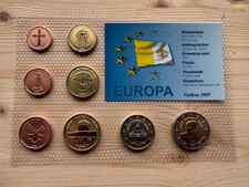 Euro Probesatz Vatikan 2009 – kompletter Münzsatz inkl. Info-Karte