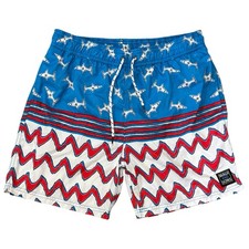Maui and Sons Shark Pint Boys Pool Shorts - Size XL Swim Trunks