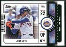 2026 Topps Juan Soto #BTP-11 Base Big Ticket Player Insert New York Mets B969