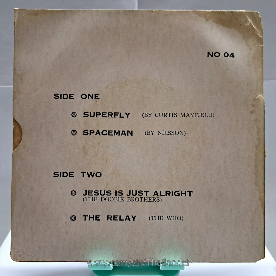 THE WHO /THE RELAY /THE DOOBIE BROTHERS / THAILAND EP 45 NUDE CHEESECAKE COVER - Image 2 of 4