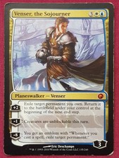 Magic The Gathering SCARS OF MIRRODIN VENSER THE SOJOURNER blue/white card MTG