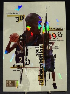 1998-99 Skybox Premium - 3d Kevin Garnett #10 DDD