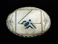PC15171 NOS VINTAGE 1984 XXIII OLYMPIC GAMES SPORTS COMMEMORATIVE BUCKLE