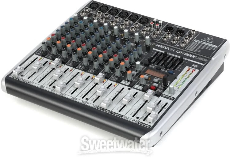 Behringer Xenyx QX1222USB Mixer with USB and Effects - Image 2 of 4