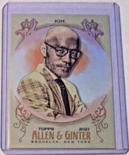2021 Topps Allen & Ginter Silver Base Card Daniel Kim #222 Korean Analyst