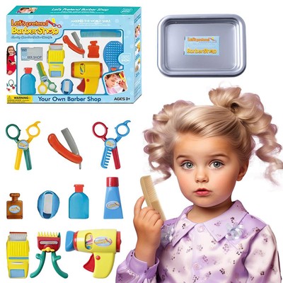 Shaving Kit Children's Toy Hairdresser Set Kids Hairstyle