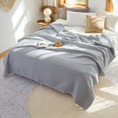 Soft Blanket For Summer Breathable Pure Cotton Bed Sheet Cover Gauze Of 4 Layers