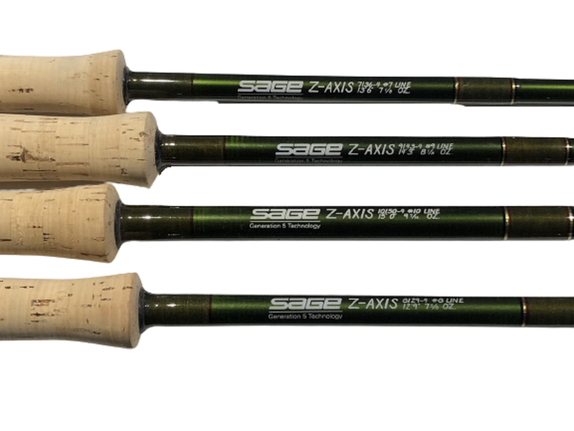 SAGE Z-Axis 4 pc Two-Handed Fly Rods 7-10 WT & 12'9”-15'0”L SAGE Z-Axis 4 pc Two-Handed Fly Rods 7-10 WT & 12'9”-15'0”L