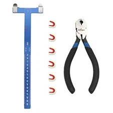 Archery Bow String Points Nock Pliers Set T Shape Bow Square Ruler Kit