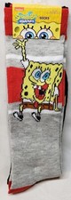 SpongeBob SquarePants "Get Spongey" 2-Pack Crew Socks- Fits Shoe Size 6-12/New