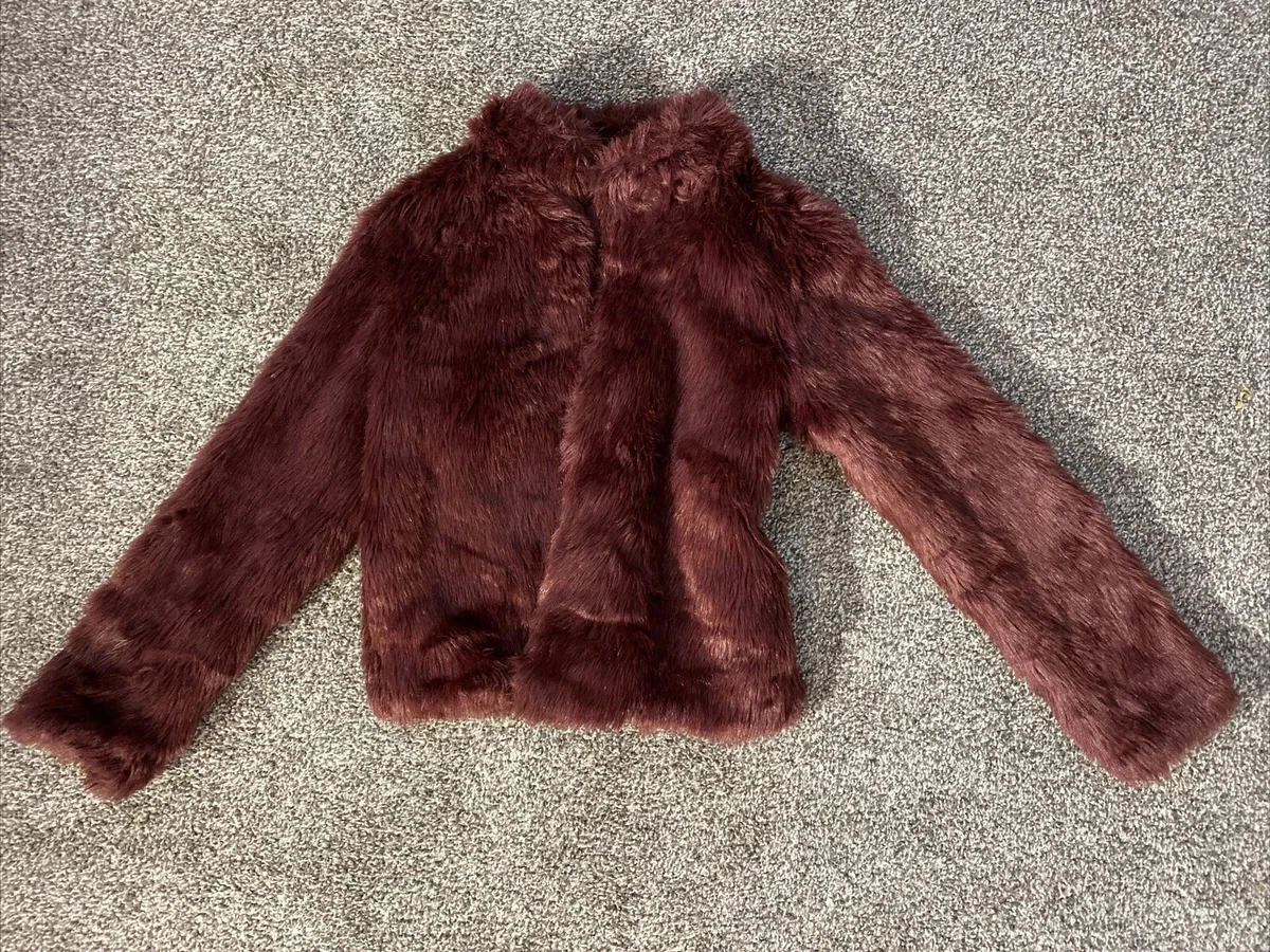 Forever 21 fluffy coat sale