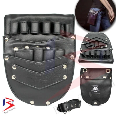 Black Hairdressing Holster Pouch Waist Belt Scissors Clips Combs Shears Holder