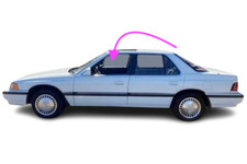 Fits: 1986-1990 Acura Legend 4D Sedan Driver Front Left Side Door Window Glass