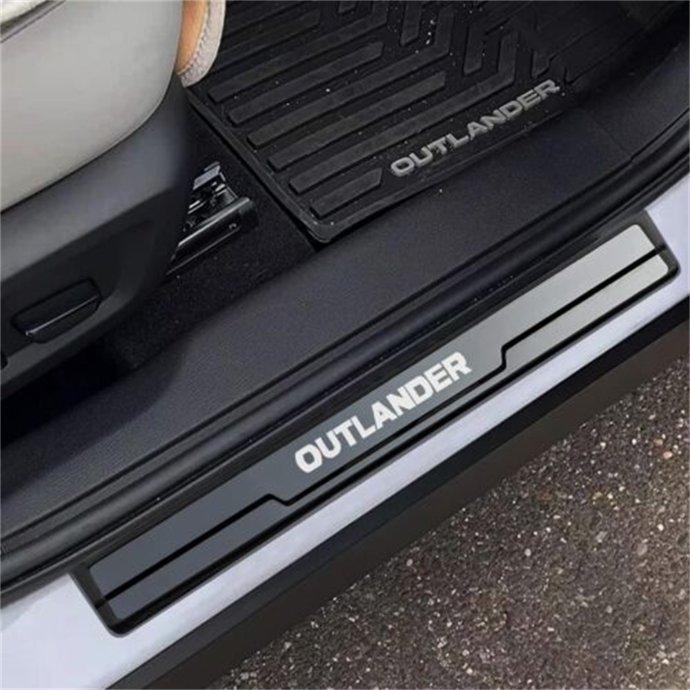 For Mitsubishi Outlander Car Accessories Door Sill Protector Guard Scuff Plate