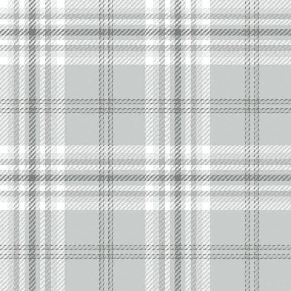 NEW MURIVA GREY SILVER TARTAN KELSO CHECKED WALLPAPER CATHERINE LANSFIELD 165521 - Image 8