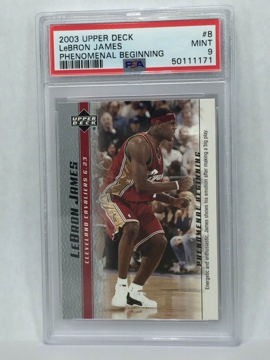 Rookie RC 2003 Upper Deck Lebron James Phenomenal Beginnings #8