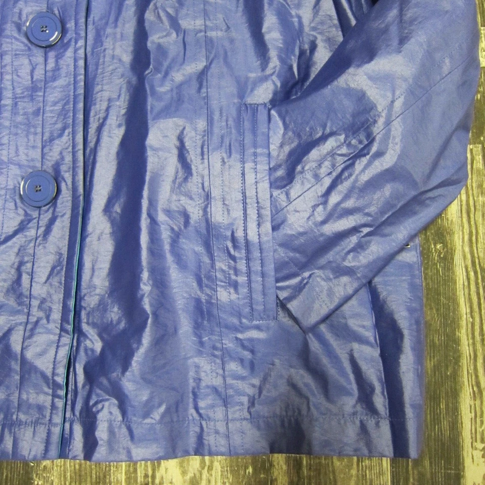 Women's Shell Jacket w/Zebra Print Lining, Water/Wind Resistant, Med. - Image 3 of 4