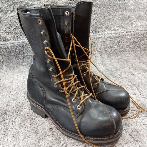 Vintage Lehigh Logger 5924 Steel Toe 