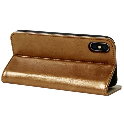 Luxus Leder Schutzhülle für Apple iPhone X Smartphone Etui Case Tasche Cover - Picture 92 of 93