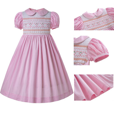 age 2 princess dress Princess Style Toddler Girl's Cotton Blend Dress with Puff Sleeve in White  for Ages 3-6 Years