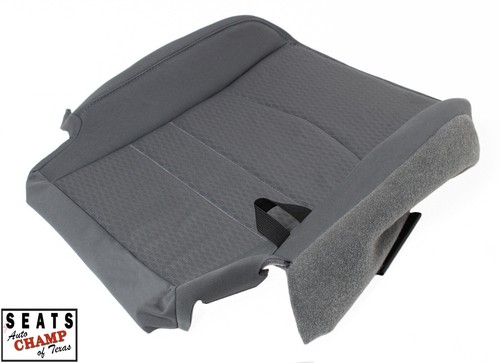 2013-2018 Dodge Ram 4500 5500 SLT -Driver Side Bottom Cloth Seat Cover Gray - Picture 5 of 15