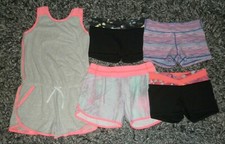 Ivivva By Lululemon Lot x 5 Shorts / Romper US Size 14 Pink Black Grey