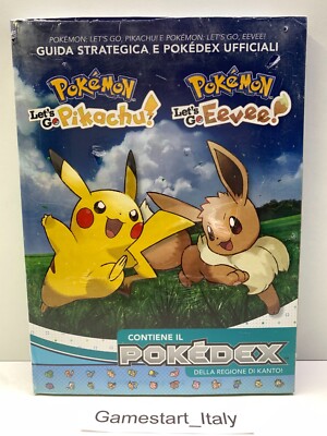 POKEMON LET'S GO PIKACHU EEVEE GUIDA STRATEGICA UFFICIALE POKEDEX - NUOVA ITA