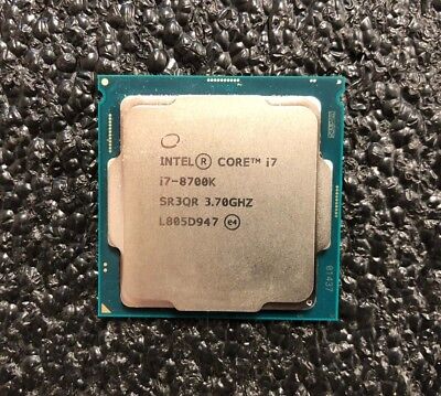 Intel i7-8700K Coffee Lake 3.7 GHz (4.7 GHz Turbo) LGA 1151