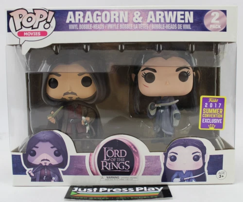 Funko Pop! Movies: The Lord of the Rings - Aragorn & Arw 2-Pack 2017 Exclusive