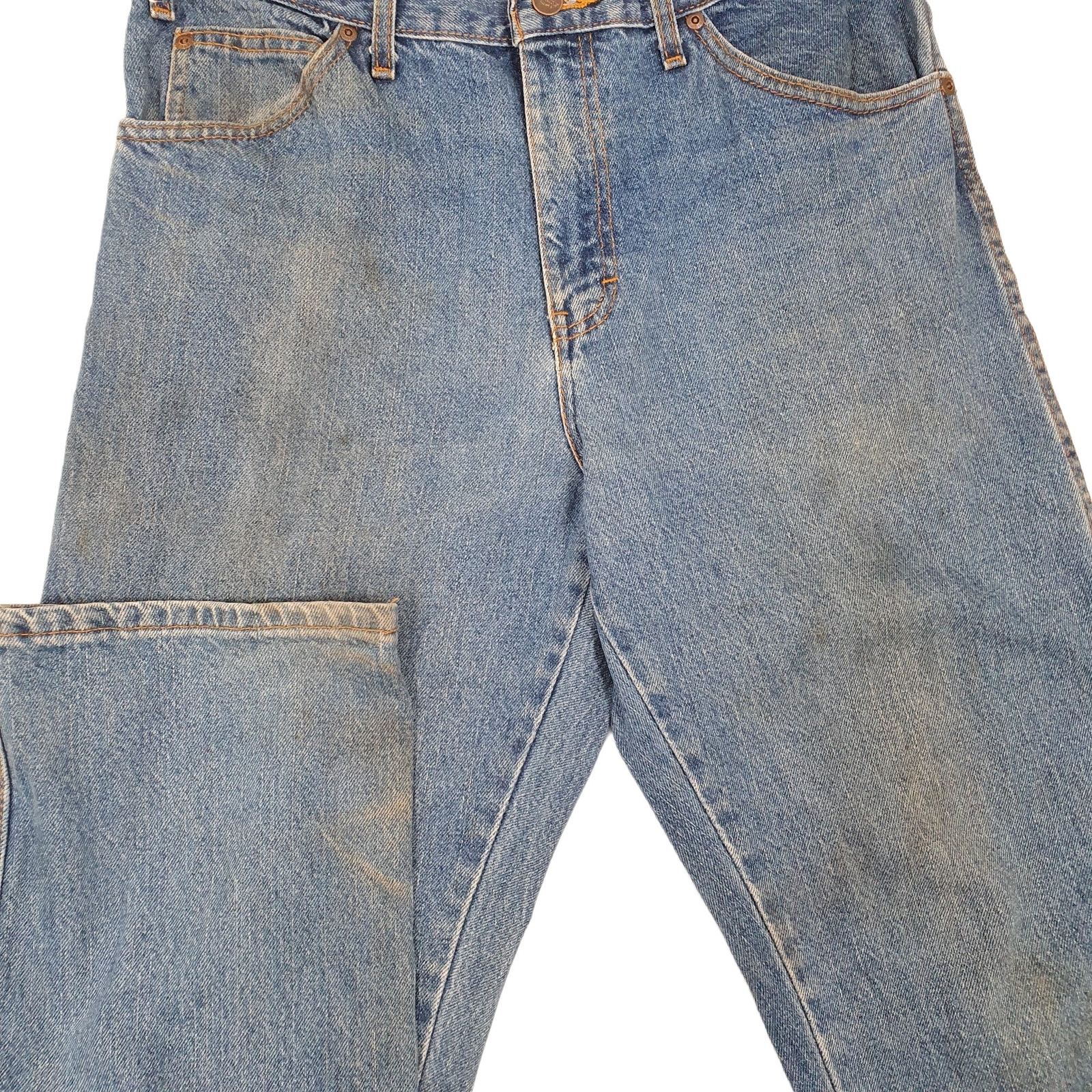 Mens DICKIES Casual Regular Fit Blue Denim Jeans Trousers W34 L31 image 4