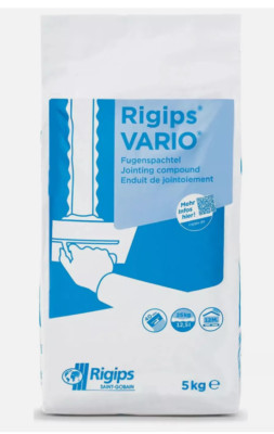 Rigips Vario 5 Kg Spachtelmasse Fugenfüller Fugenspachtel Spachtel