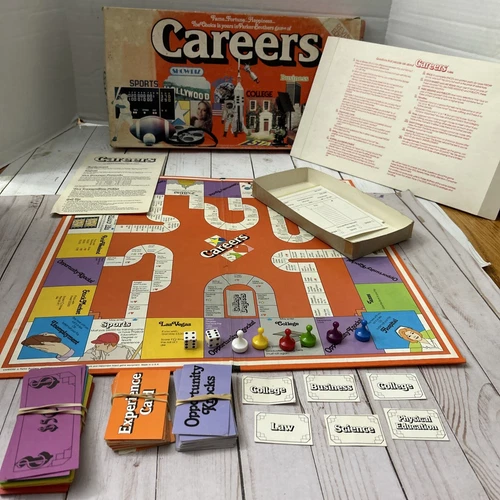 Careers Board Game by Parker Brothers (1979) Vintage Complete