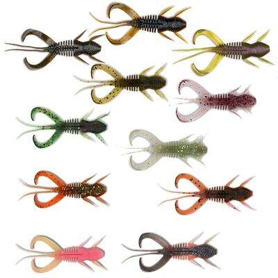 Monkey Lures Craby Lui 7,5cm - 6 Gummikrebse, Kunstköder, Raufischköder, Köder