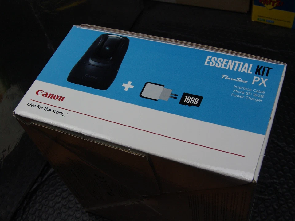 Canon PowerShot PX Essential Kit 3x Zoom 1080p/60 fps 11,7 MP PTZ Camera Weiß - Bild 2 von 4