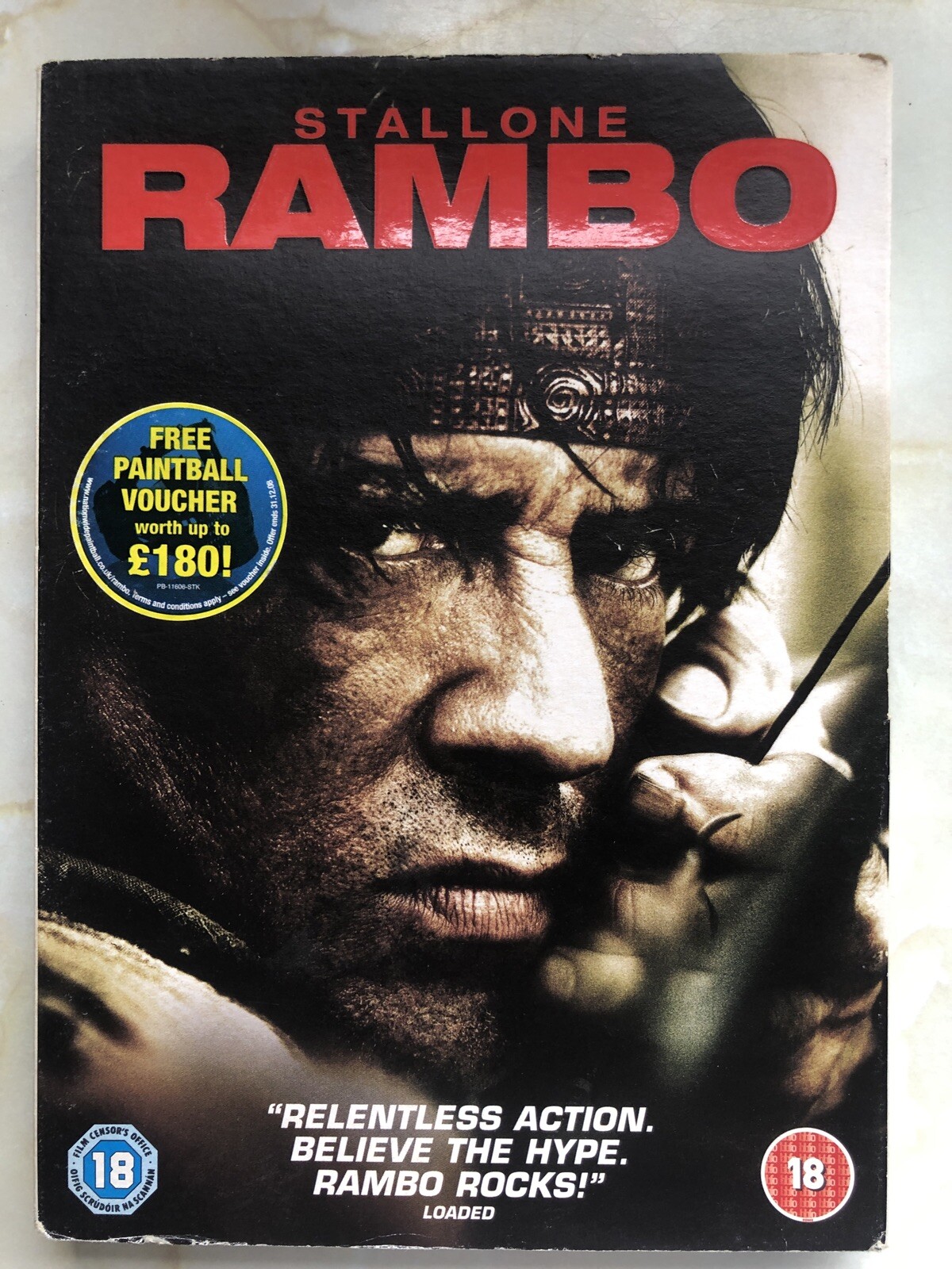 Rambo (18) Sylvester Stallone (DVD, 2008)