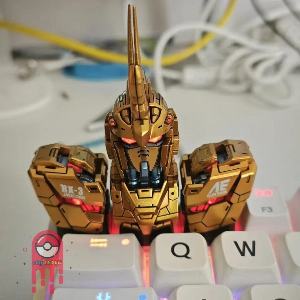 Gundam 03 Unicorn Phenex Mechanical Keyboard with Triple Keycaps - Image 4 of 4