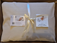 BADESOFA Luxury Bathtub Pillow L - Large Bath Pillow - IVORY PEARL - Open Box