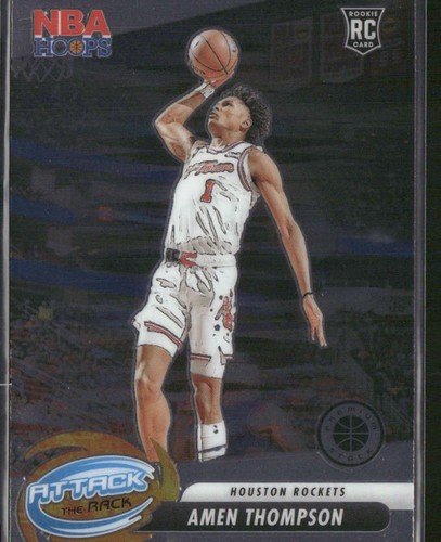 Amen Thompson #9 2023 Panini Hoops Premium Stock Attack the Rack card