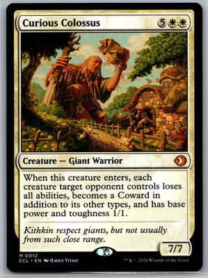 Curious Colossus 12 Lorwyn Eclipsed NM