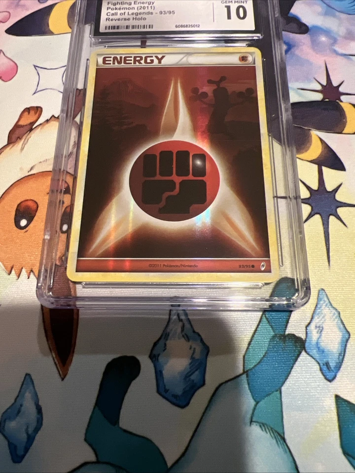 Pokémon Fighting Energy #93/95 2011 Call of Legends CGC 10 Gem Mint Holo Rare - Image 4 of 4